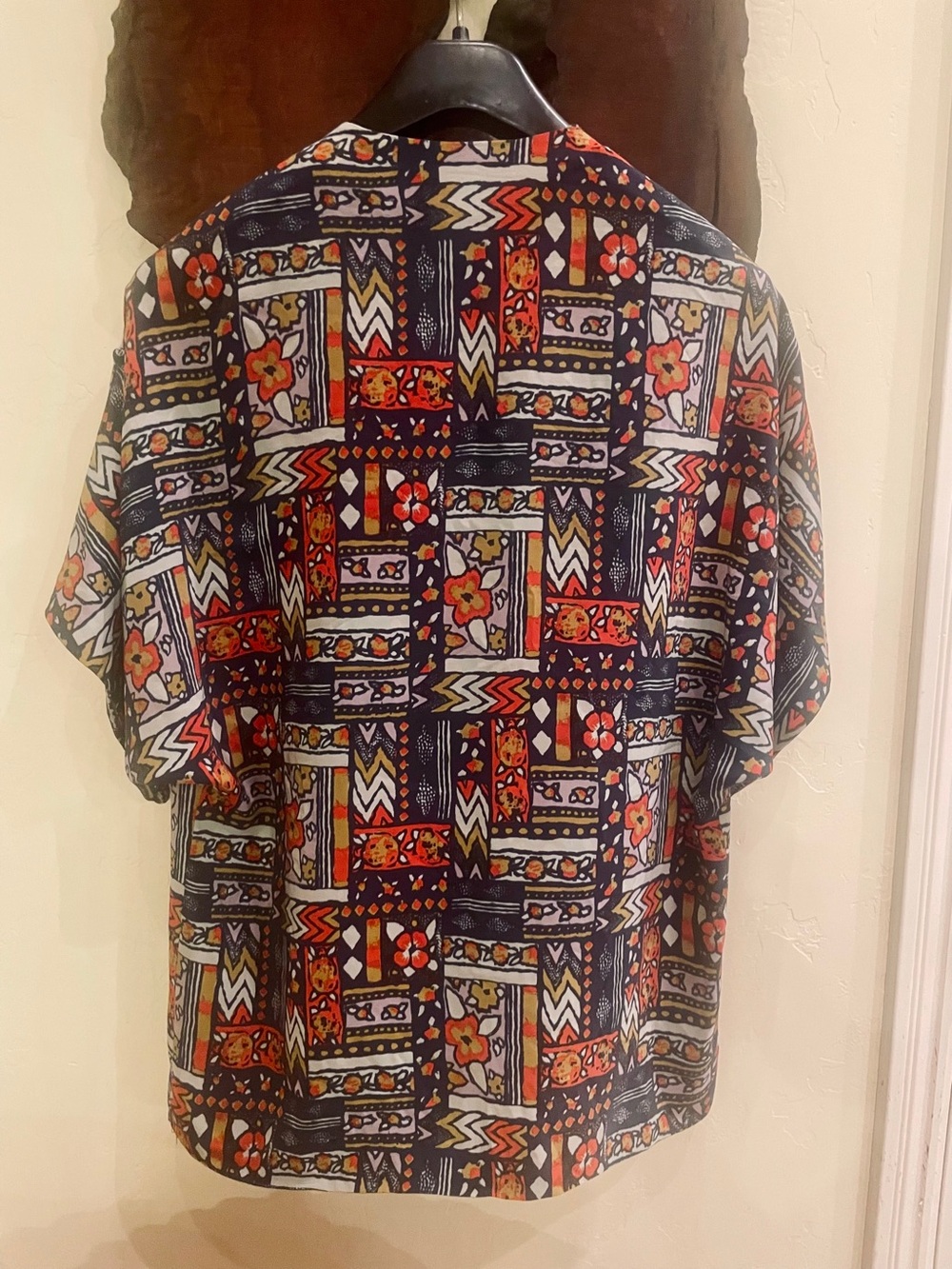 Anthropologie Porridge Close Constellations Reversible Silk Kimono Womens Size S - Picture 4 of 4